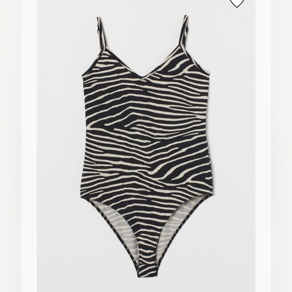 NWT Zebra Print Body Suit